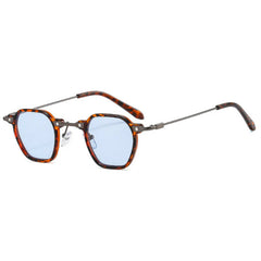 Arso sunglasses – Leopard with Blue Lenses
